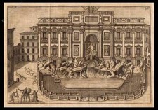 STAMPA ORIGINALE 1750 ROMA