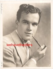 VINTAGE Nick Stuart SEXY QUITE HANDSOME WITH PIPE 20s LB Publicity Portrait