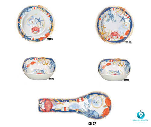 Set stoviglie mare - pz,
