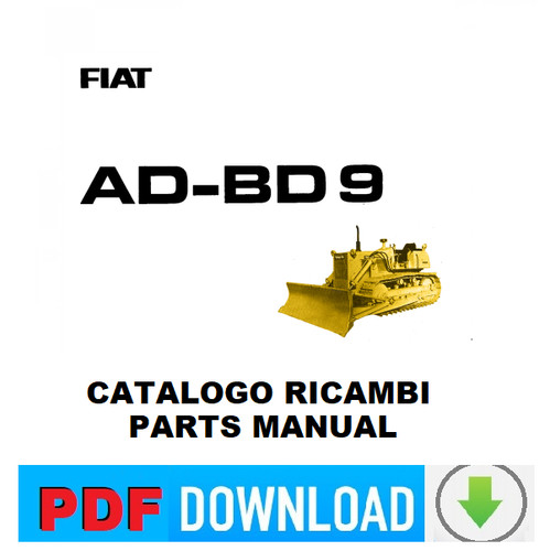 Fiatallis fiat bd9 catalogo - fiatallis, ad-bd9