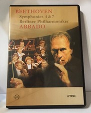 Beethoven Symphonies 4 & 7 DVD Berliner Philarmoniker Claudio Abbado Come Foto