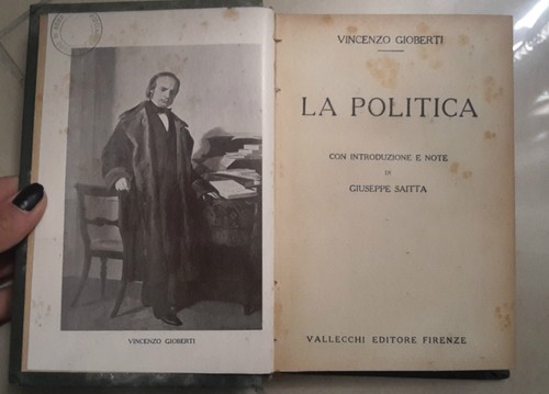Politica vincenzo gioberti - la,