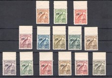 1931 Nuova Guinea, Stanley Gibbons n. 163-76 - Sovrastampato - Set completo di 14 V