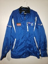 Giacca Zip Ufficiale Team Suzuki Makita Rockstar Adulto Grande Blu Ricamata