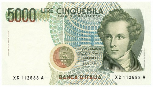 5000 lire italia - b., vincenzo