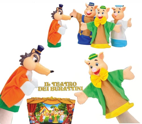 Burattini marionette mano - burattini,