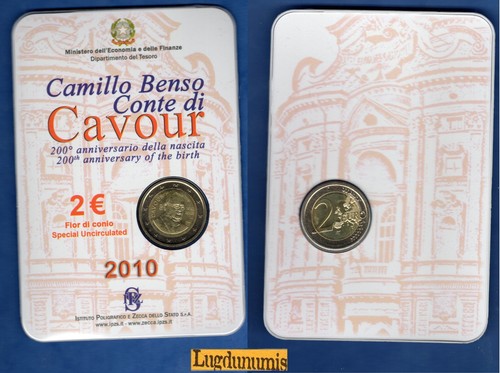 Euro commémo italie - 2, 2010