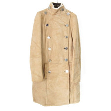 Gucci Shearling Coat Beige