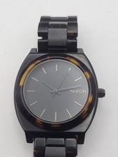 Orologio Nixon The Time Teller Bracciale Acetato Tartaruga Funzionante