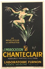 CHANTECLAIR LABORATOIRE FURNON SAINTE SIGOLENE CARTOLINA ILLUSTRATORE MICH