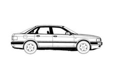 A4 foto blueprint audi 80 b4