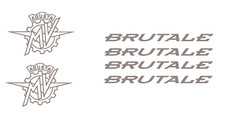 KIT ADESIVI MV AGUSTA BRUTALE 6pz. GRIGIO METALLIZZATO  [ VERNICIABILE ]?