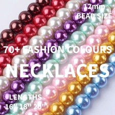 COLLANA PERLE VETRO DI