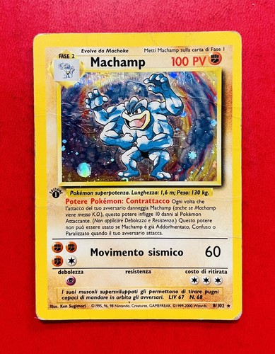 Lotto carte pokemon machamp - carte,