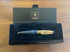 OSAMA PENNA A SFERA COLOR ORO E GRIGIO-AZZURRO