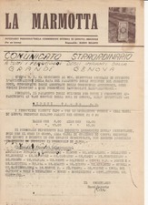 LA MARMOTTA Commissione Ferroviaria Genova-Brignole-Alluvione Genova 1970 Paghe