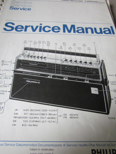 Philips radio recorder - radio, 22rr645