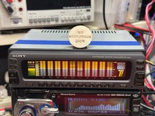SONY # XE-44Z Equalizzatore grafico stereo LED imperfetto vintage vecchia scuola RESTAURATO