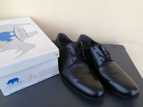 Scarpe nero pelle lacci - nero,