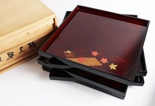 Wajima Vassoio Laccato Set 5
