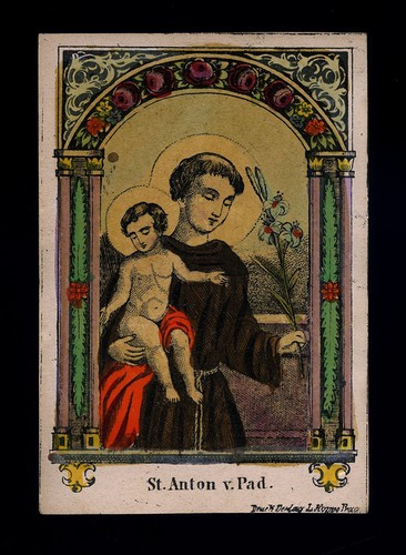 Santino incisione 1800 - santino,