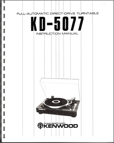 Kenwood 5077 giradischi - kenwood,