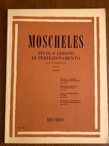 Moscheles studi lezioni di - moscheles, o