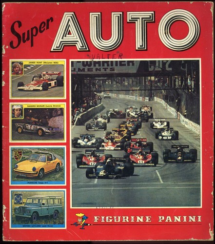 Album figurine super auto - album, 1977