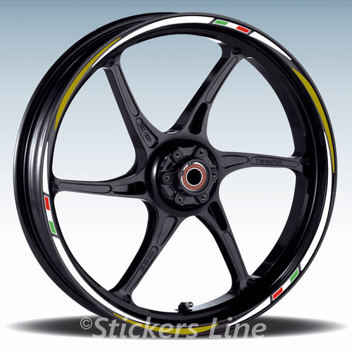 Adesivi ruote moto strisce