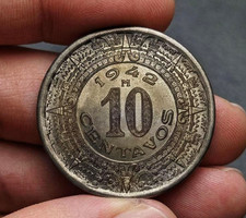 Centavos 1942 messico - 10,