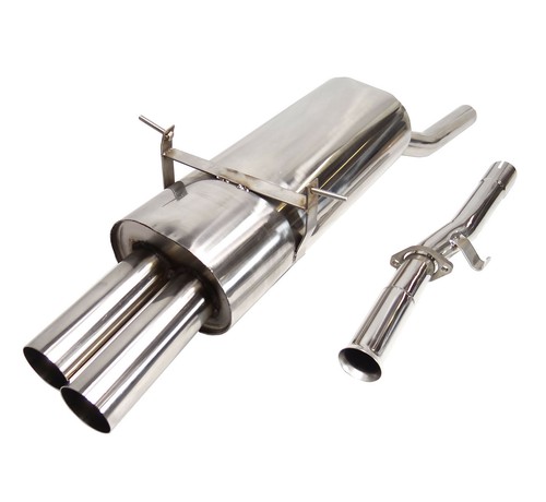 Scarico sportivo acciaio - acciaio, inox