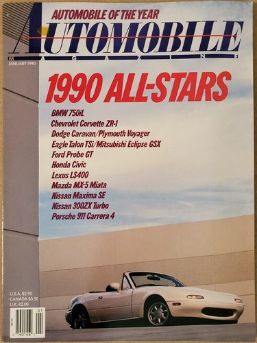Automobile magazine 1990 - automobile,