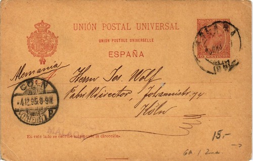 Spagna 1895 cancelleria - 1895,