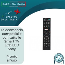 Telecomando SONY BRAVIA Universale Sostitutivo Pronto all'uso RMT-TX100D Netflix