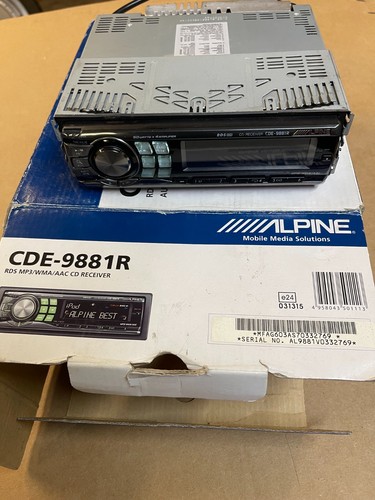 Autoradio alpine cde 9881r - autoradio,