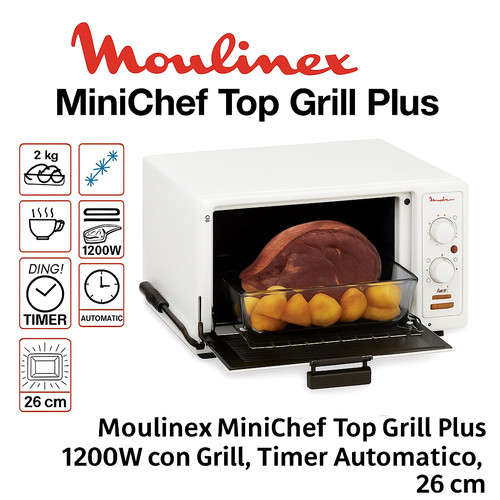 Moulinex minichef top grill - moulinex,