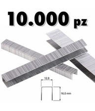 Graffette Punti Metallici 10000 Pz Graffettatrici Pneumatiche 12.8 X 12 Mm 8016