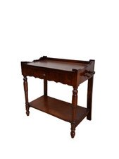 Toilette tavolino in noce con ripiano  - fine 800 - petineuse