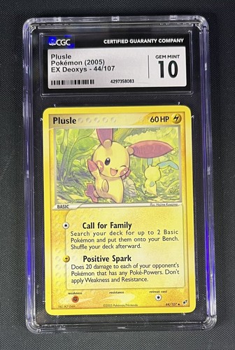 Cgc plusle 107 carta - 10,
