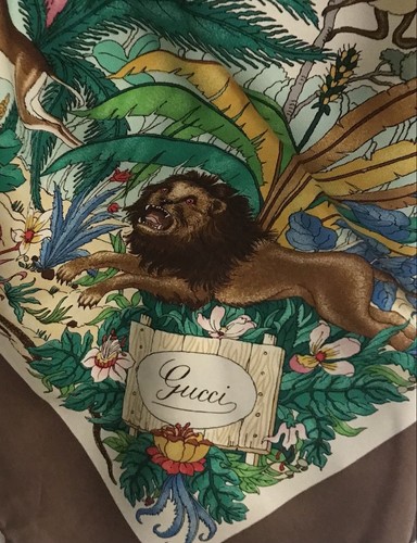Sciarpa seta gucci jungle - di, "jungle
