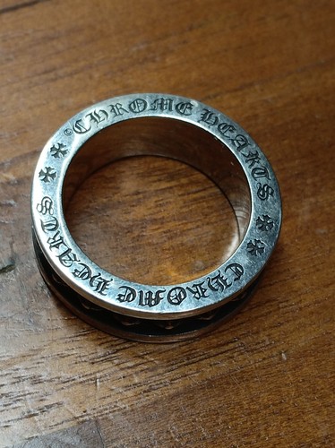 Anello autentico cuori - anello, cromati