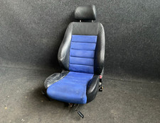 Sedile passeggero in pelle alcantara Audi S4 A4 B5 nero blu sedile destro sedile sportivo