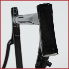 NOS TELAIO CARBONIO ANSE ALETTE VINTAGE STRADA CORSA BICI BICICLETTA ITALIANA VECCHIA