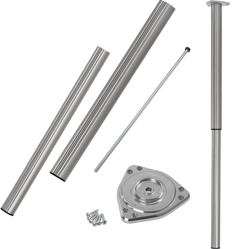 Gamba tavolo acciaio inox - gamba,