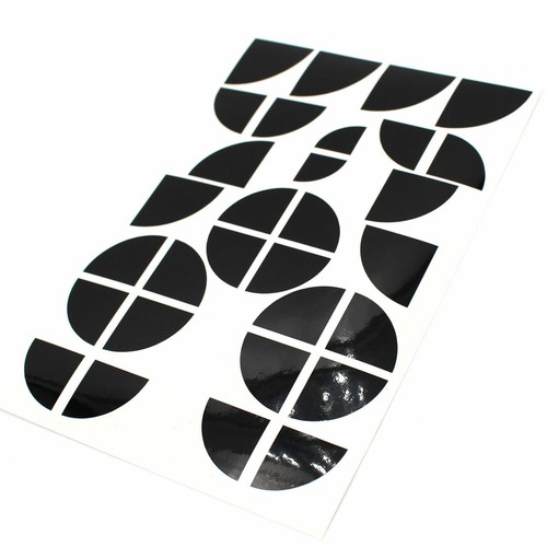 Emblema angoli nero lucido