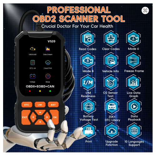 Scanner obd2 auto - obd2,