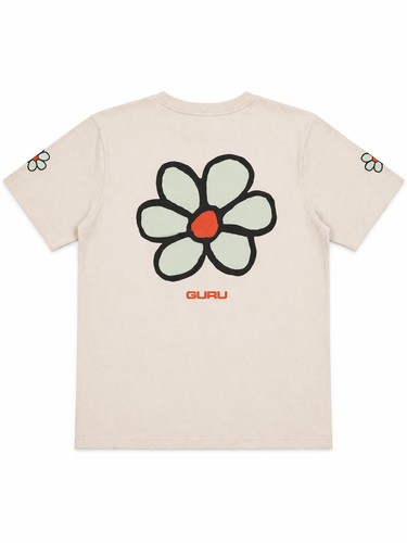 Shirt guru vintage beige m - vintage,