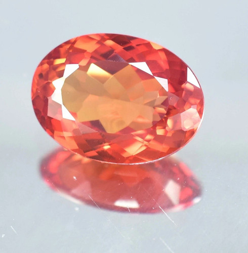 Anello naturale padparadscha - anello,