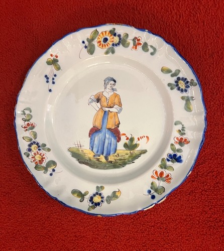 Piatto fayence francia 1900 - francia,,