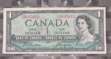 Banconota dollaro canada one - dollaro,
